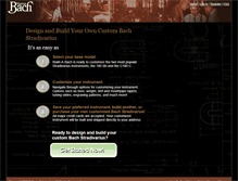 Tablet Screenshot of build-a-bach.com